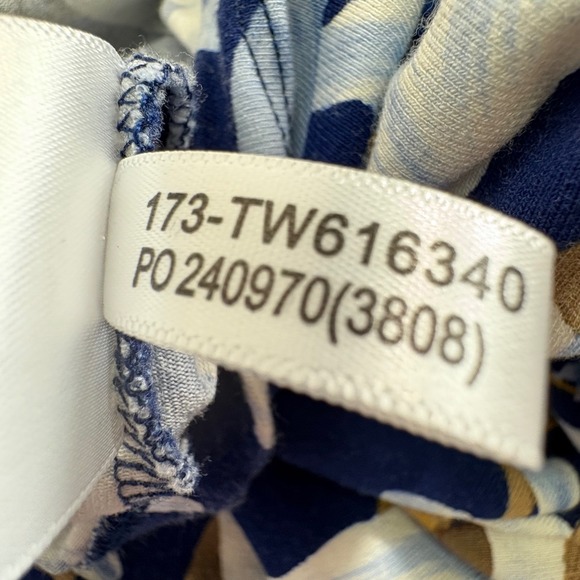 Tommy Bahama Orchid You Not Tambourine XS Floral Maxi Dress Sleeveless Blue - Picture 8 of 13